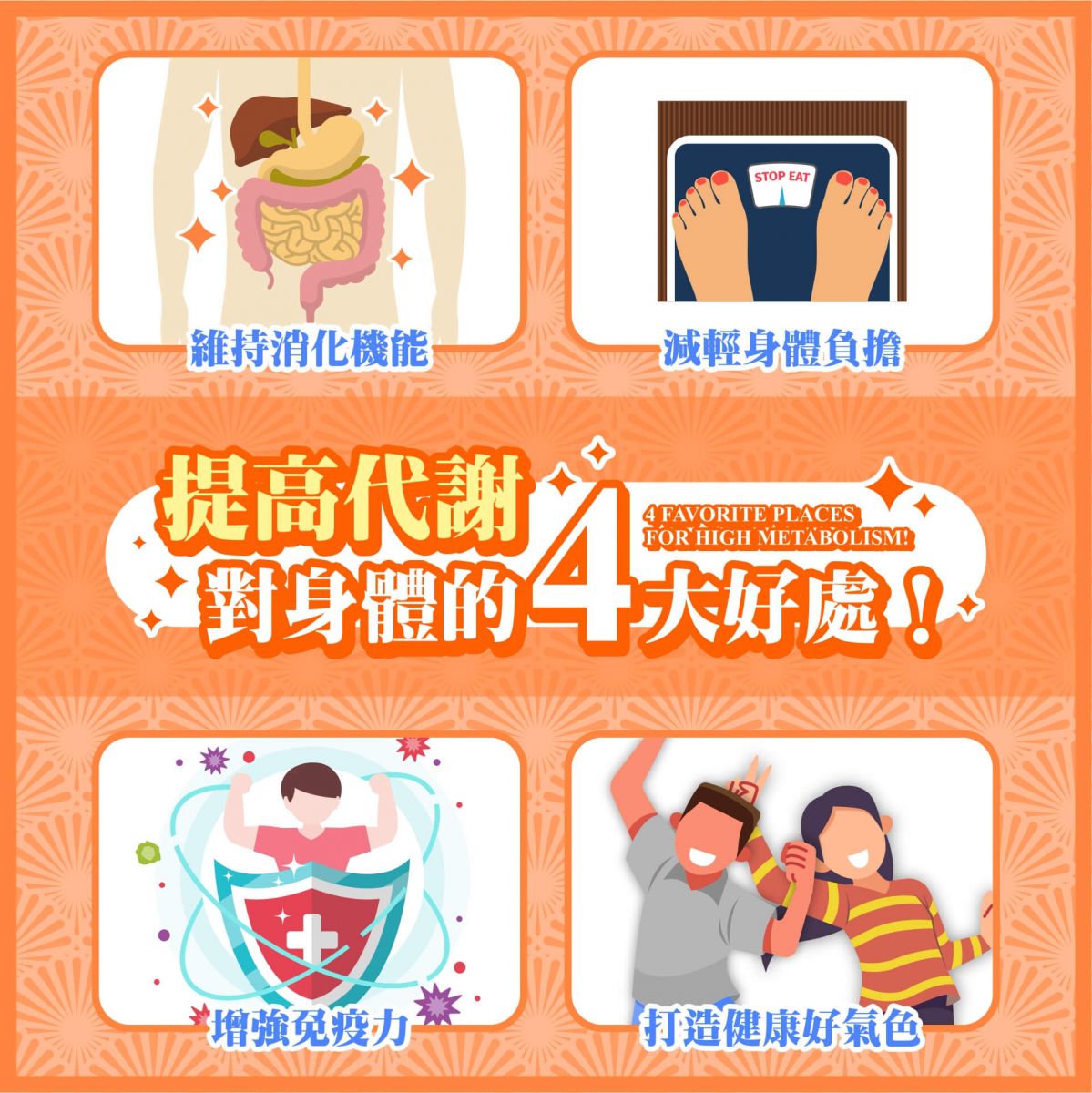 提高代謝對身體的4大好處